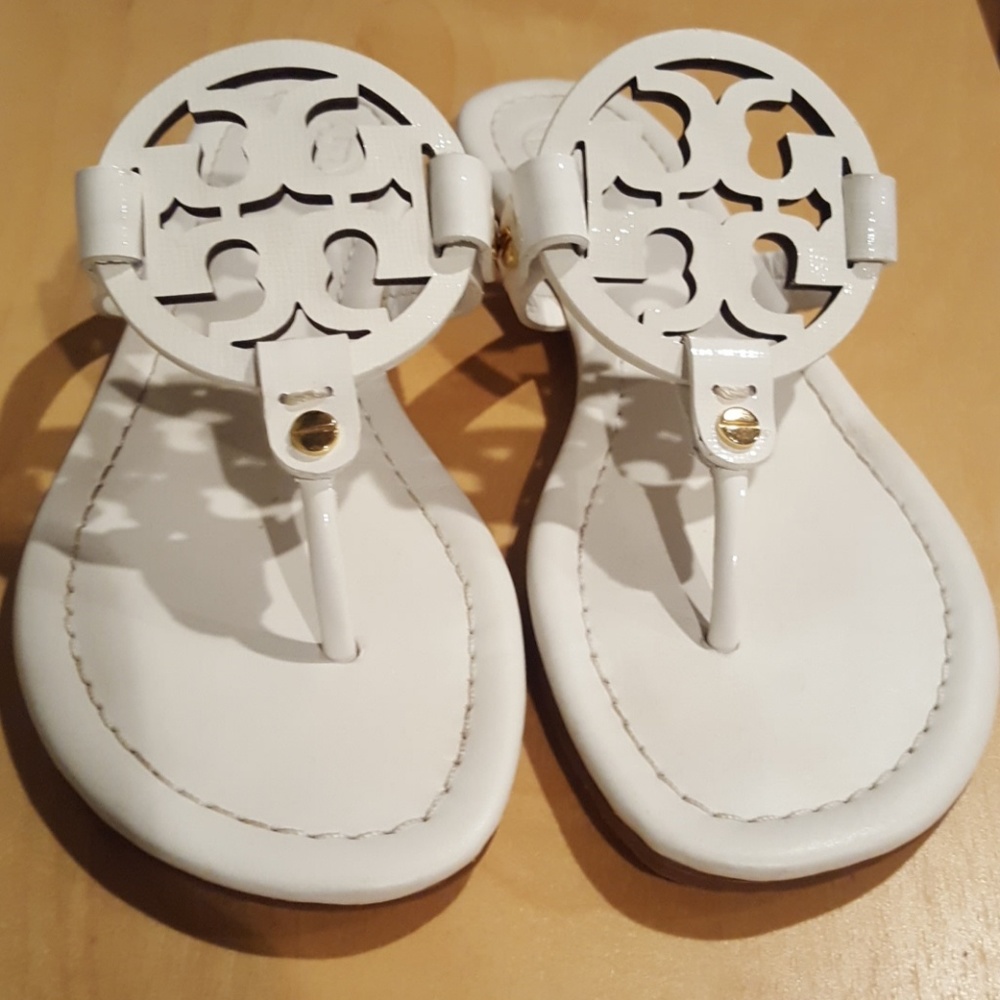Tory Burch White Sandals